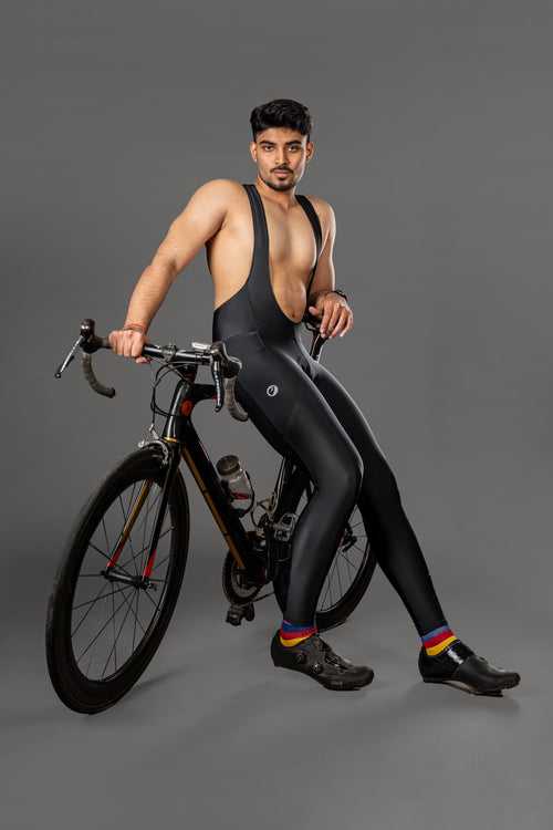 Mens Cycling Bib Full Tights | Gel Padded | Nightrider