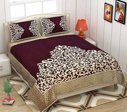 Intricate Art Royal Heavy Chenille Bedcovers - Luxury Wine