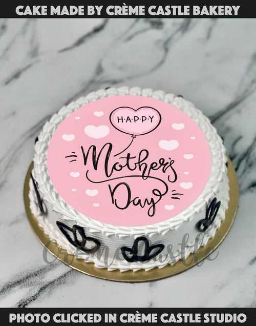 Pinkish Mothers Day Cake