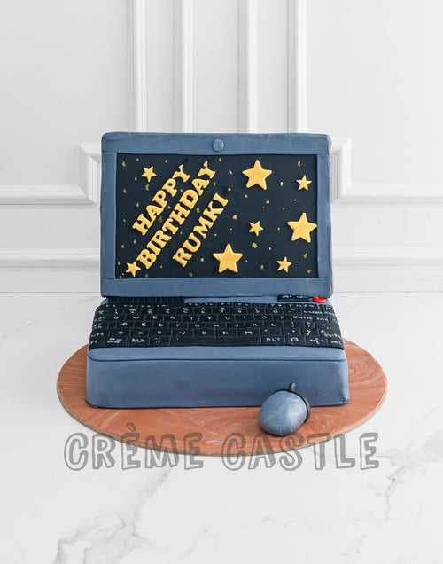 Laptop Shape Cake