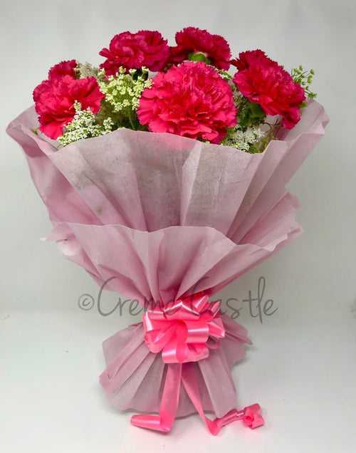 Pink Carnation Bouquet