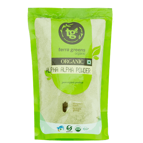 Terra Green's organic alfa alfa powder
