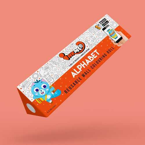 Alphabet Reusable Wall Colouring Roll (6 Inch)- AR Knowledge Quest