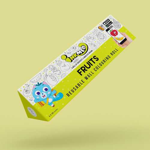 Fruits Reusable Wall Colouring Roll (6 Inch)- AR Interactive Learning