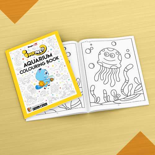 Aquarium Reusable Colouring Books for Kids-Immersive AR Experience