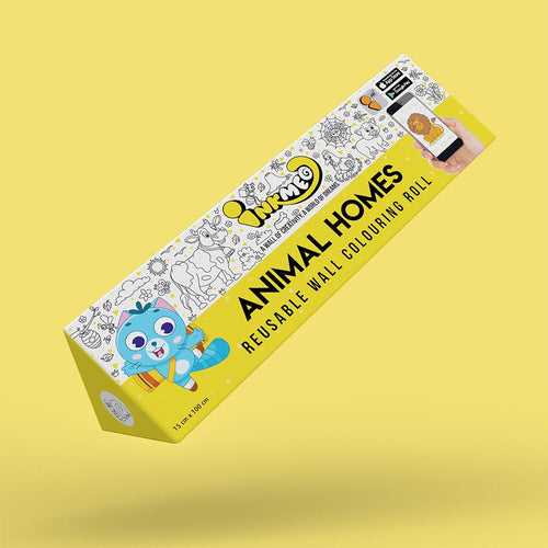 Animal Homes Reusable Wall Colouring Roll (6Inch) -AR Knowledge Exploration