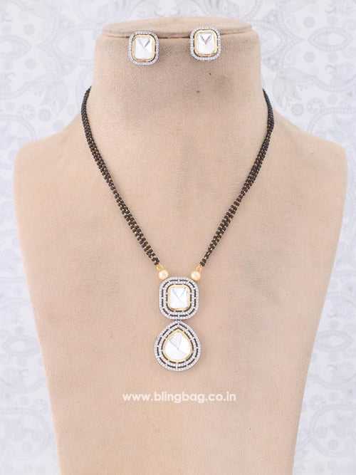 Silver Luisa Mangalsutra Set