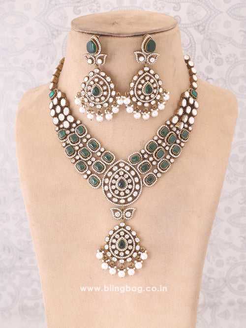 Emerald Adrian Zirconia Jewellery Set