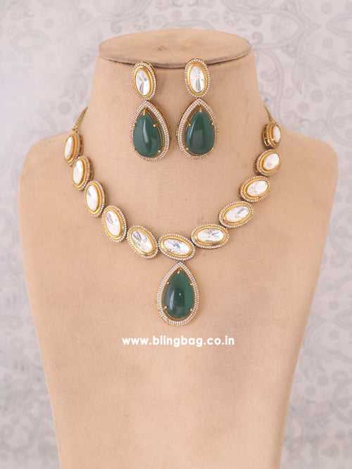 Emerald Zephyr Zirconia Jewellery Set