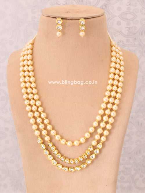 Golden Raveena Jewellery Set