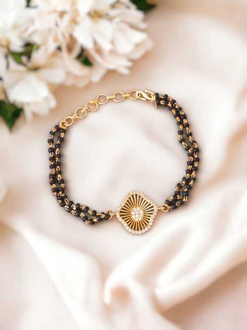 Golden Shaila Mangalsutra Bracelet