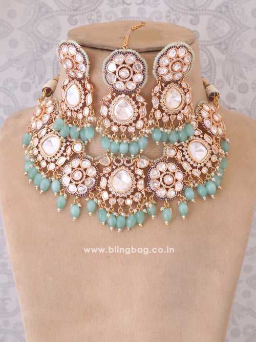 Mint Dhurvita Jewellery Set