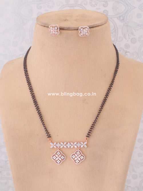 Rose Gold Eleni Mangalsutra Set