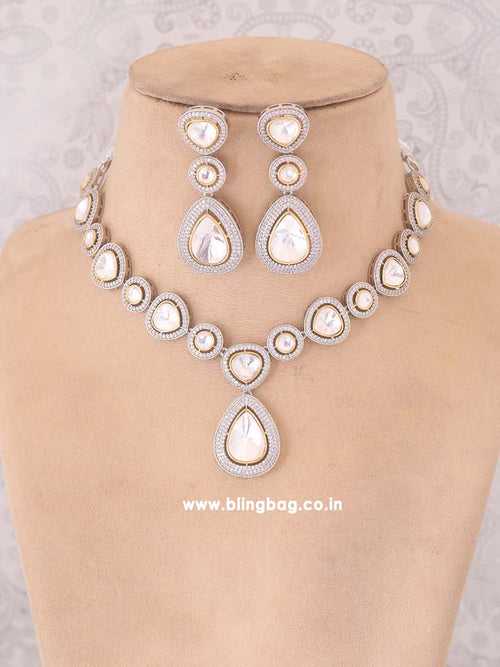 Silver Xanthe Zirconia Jewellery Set