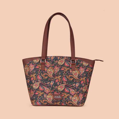 Paisley Print Classic Travel Tote