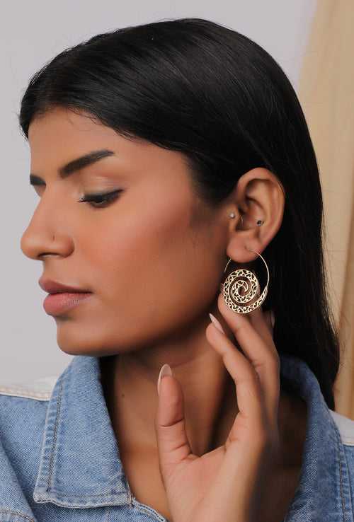 The Viney Hoop Earrings