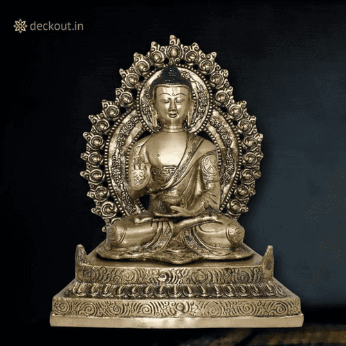 Golden Brass Buddha