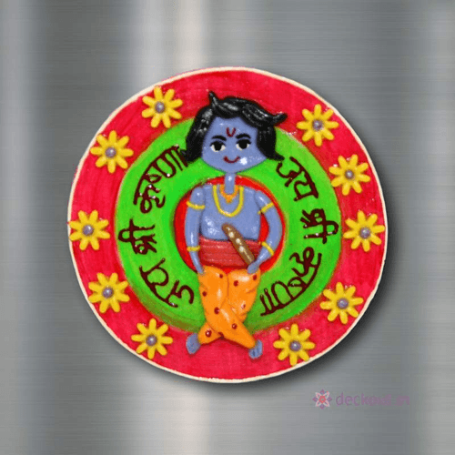 Jai Shri Krishna - Fridge Magnet