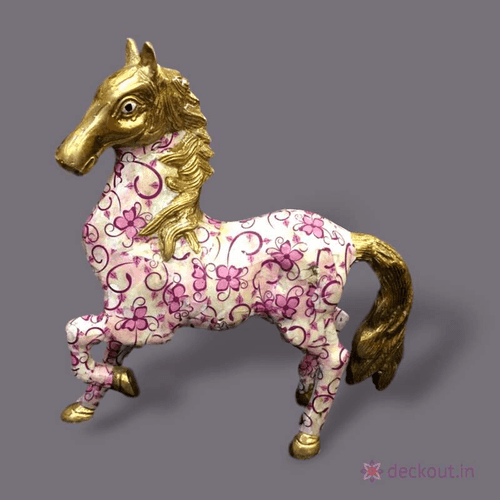 Laminated Brass Horse