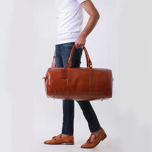 Classic Weekender Duffel - Tan