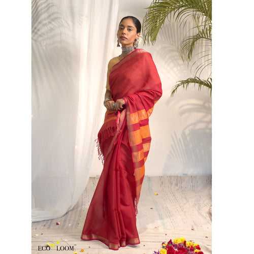 Dhara Ecoloom Cotton Silk Saree