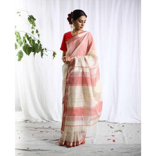 Geet Ecoloom Cotton Silk Saree