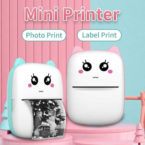Kitty Mini Printer For Kids