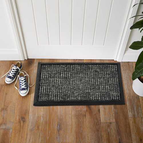 OnlyMat Quick-Dry Charcoal Grey Mat: Versatile and Stylish Solution for a Clean and Dry Home!