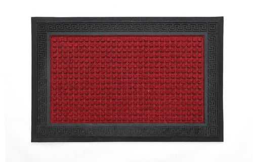 OnlyMat Red QuickDry Anti Slip and Anti Fade Soft Bath Mat