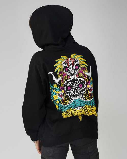 Quetzalcoatl | Oversized Hoodie | UV Light Reactive & Glow In Dark