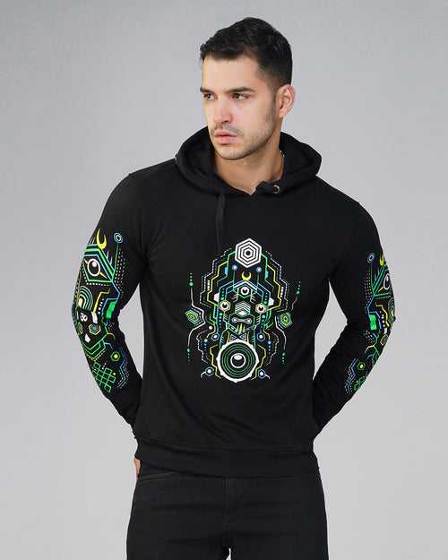 Hitech Shaman 0.1 Glow in Dark Cotton Hoodie