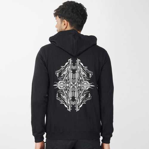 Transmute Glow In The Dark Cotton Hoodie