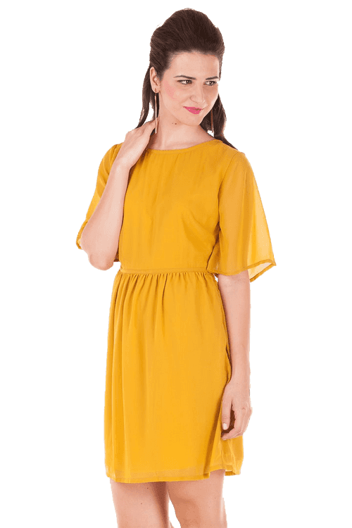 Mustard Dress