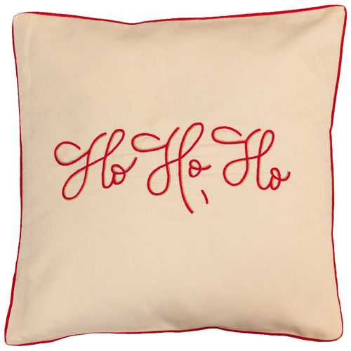 Ho Ho Ho Off White Cushion Cover