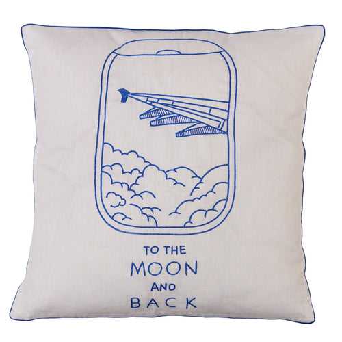 Moon and Back Cushion Cover