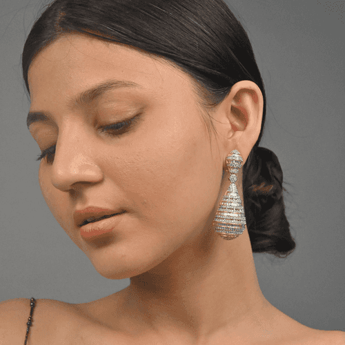 Dual-Tone Elegance Earrings