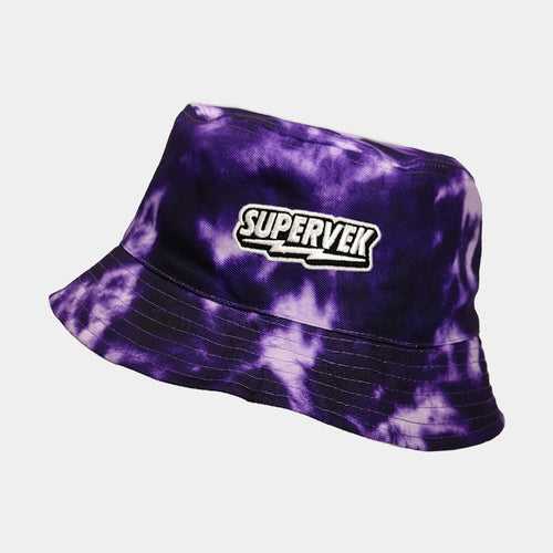 Tie Dye Reversible Bucket Hat Purple Haze