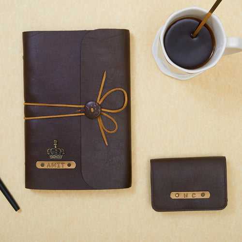Diary & Card Holder Corporate Gift Set