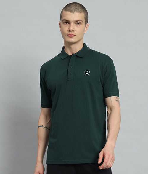 GRIFFEL Men's Teddy Logo Cotton Polo T-shirt