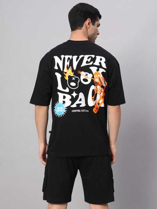 Never Look Back Drop Shoulder Oversized T-shirt
