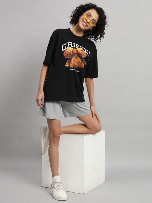 upside down bear T-shirt and Short Set