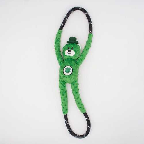 Bear Squeaky Rope Dog Toy