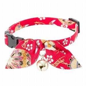 Ribbon Red Collar For Cats