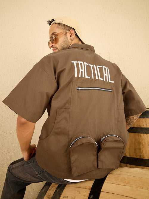 Dusty Brown Tactical Shirt