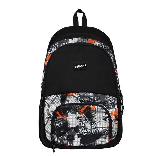 Chinook 21L Graphic Black Orange Backpack