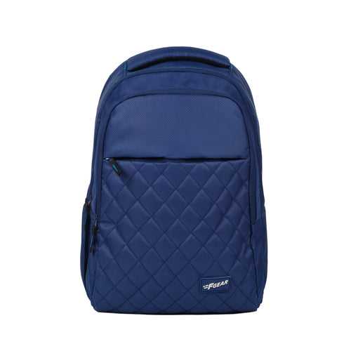 Coach 26L Navy Laptop Backpack with Rain Cover