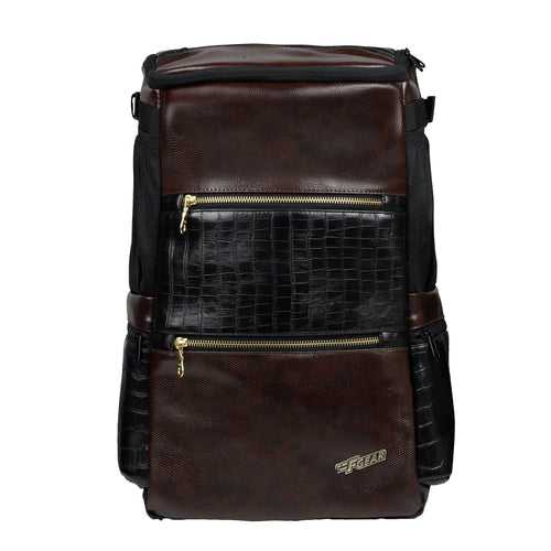 Tyndall 25L Tan Vegan Leather Laptop Backpack