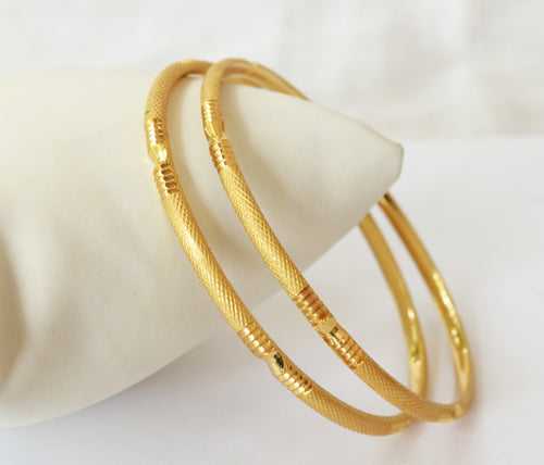 Itscustommade Gold Plated Forming Pipe Bangle