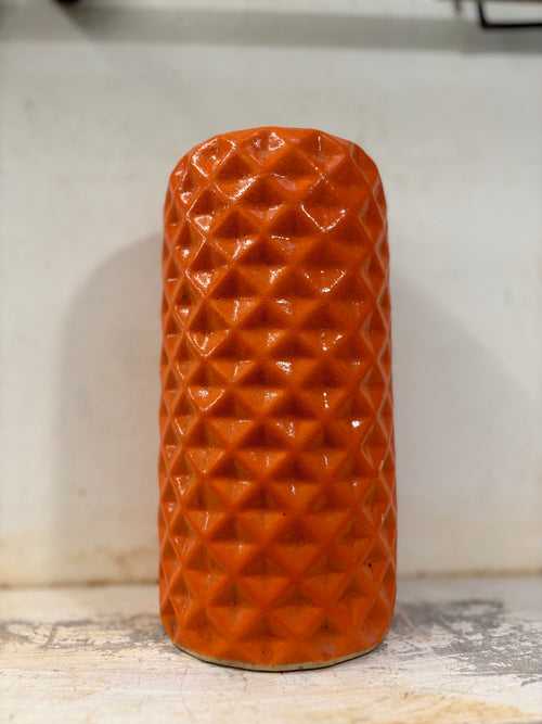 Diamond long ceramic pot