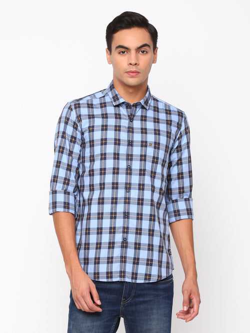 Blue Checkerd Shirt